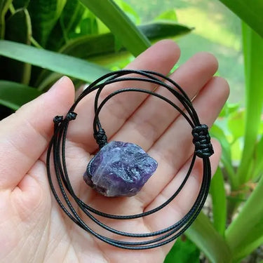 Raw Energizing Stone Pendant Necklace-Your Soul Place